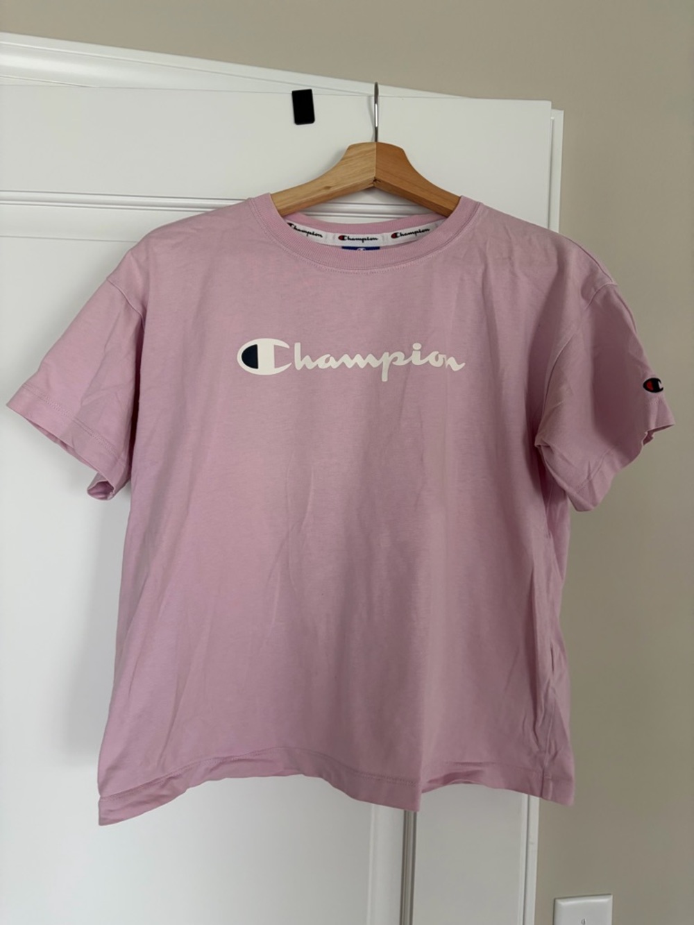 Champion Pink Crewneck T-Shirt